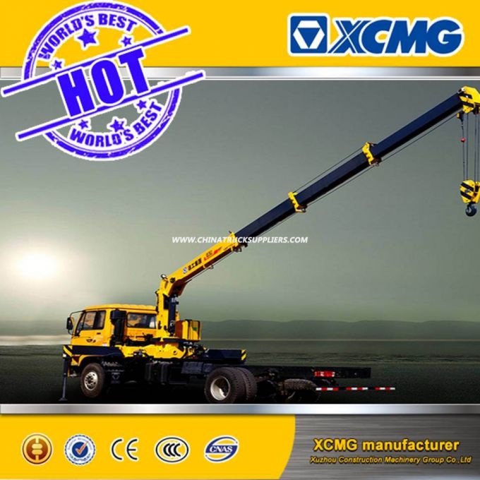 Foton XCMG 6.3ton Telescoping Boom Truck Mounted Crane Images 1