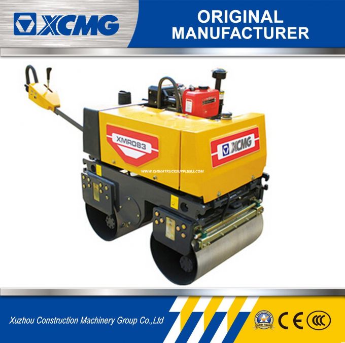 XCMG Xmr083 Light Vibratory Double Road Rollers Images 1