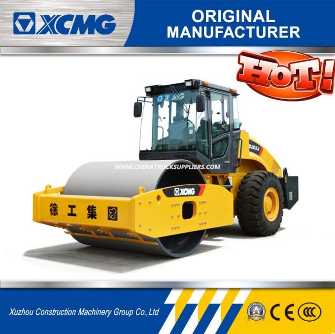 XCMG Xs203je 20ton Single Drum Weight of Road Roller Images 1