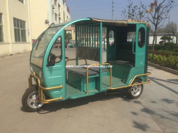 Four Passengers 48V 1000W Three Wheel Electro Tricycle 