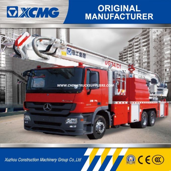 XCMG Manufacturer Dg34c1 34m Fire Fighting Truck with Ce 