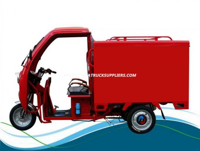 Hot Sale 850W 48V Tricycle with Closed Body for Express 