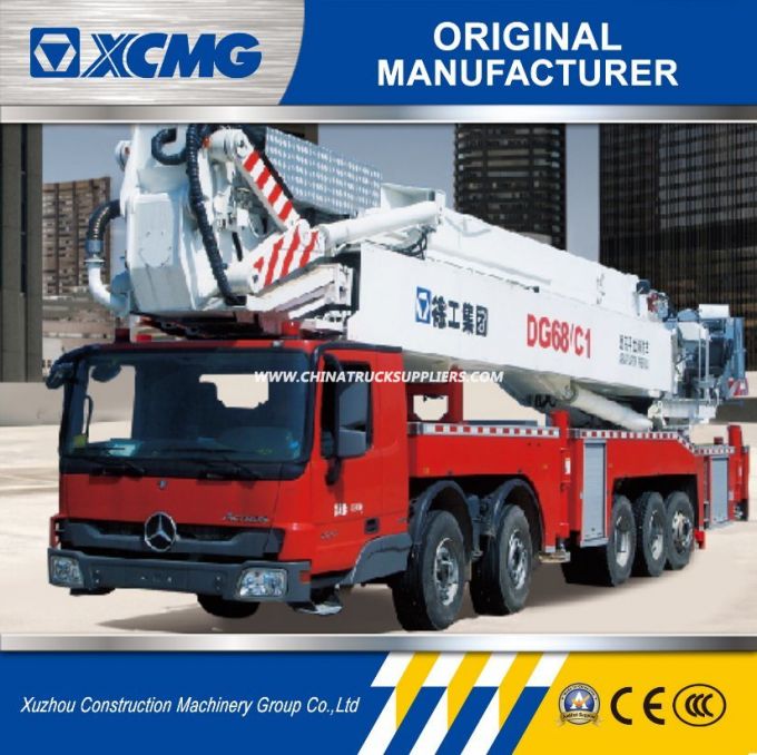 XCMG Manufacturer 68m Dg68c1 Fire Fighting Truck for Sale 