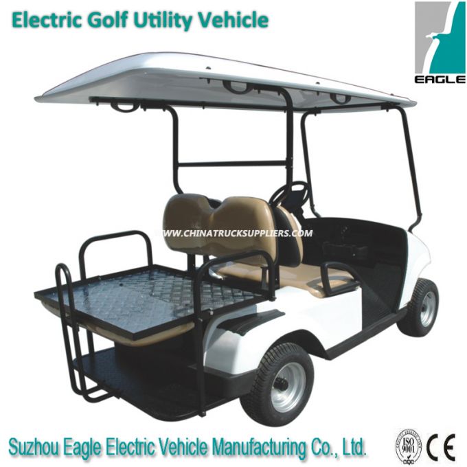 4 Seats Utility Vehicle with Rear Flip Seat 