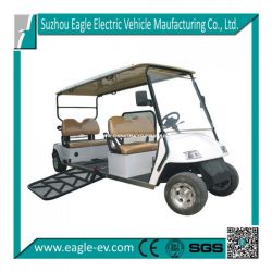 Electric Handicapped Vehicle, with Hydraulic Ramp for Wheelchair