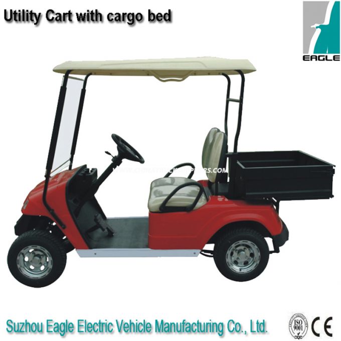 Utility Golf Car From China, with Cargo Bed 