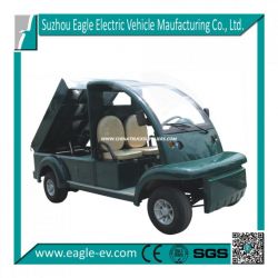 Electric Utility Car, 2 Seats, with Hydraulic Lifted Cargo Bed