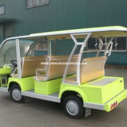 Electric Shuttle Bus Sightseeing Bus with Long Roof