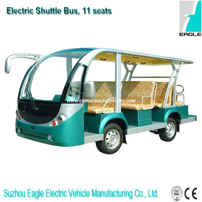 Electeic Garden Utility Vehicle 15 Seaters Shuttle Bus for Sale with Cheap Price 