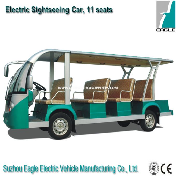 11 Seaters Electric Golf Car/Shuttle Bus Munufacure Low Price Shuttle Bus for Sale 