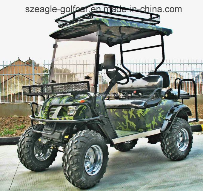 4 Seater New Golf Buggy for Sale with Flip Flop Back Seat 