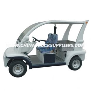 Street Legal Electric Cart with Rear Cargo Box, Eg6043kr-01 