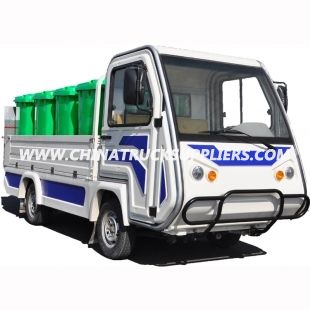 Electric Garbage Truck with Tail Gate Tipper, 1000kgs Loading Weight 