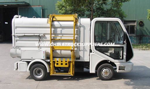Garbage Transport Vehicle Electric Garbage Truck with High Pressure Washer Side Loading Electric Gar 