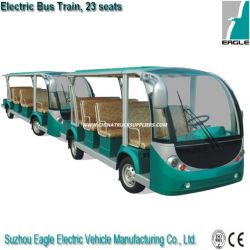 Electric Shuttle Bus with Trailer, 23 Seats, Eg6118tb+Eg6118tb Trailer
