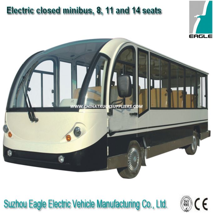 Electric Bus, Aluminum Hard Door, 11 Seats, Eg6118kbf, CE Approved 