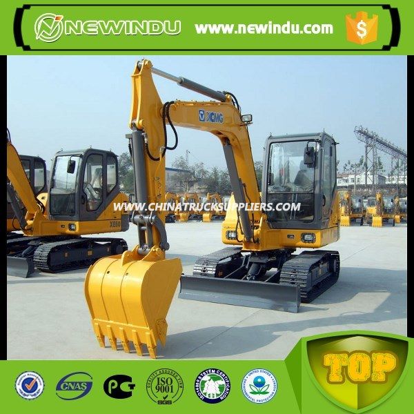 XCMG Xe60c Small 8 Ton Hydraulic Crawler Excavator 