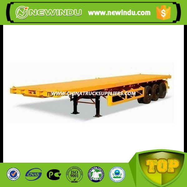 Flat Bed 3 Axles 20feet/40feet Container Trailer Images 1