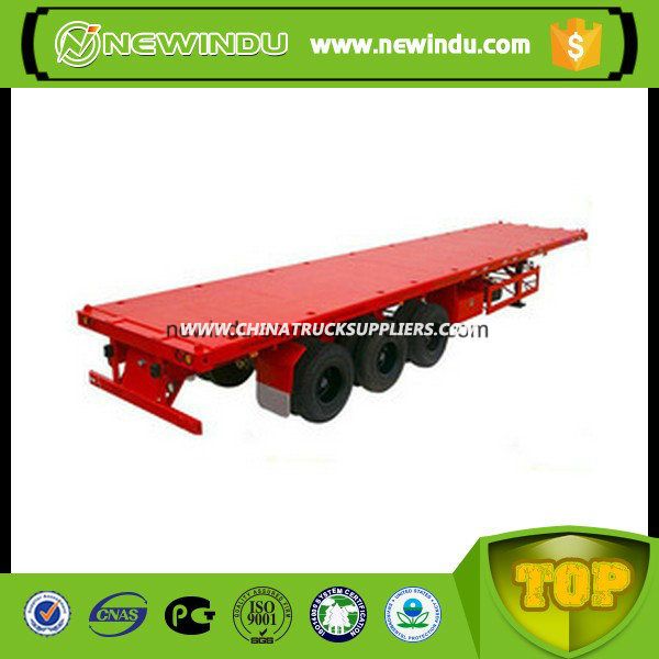 20FT/40FT Container Platform Semi Trailer Images 1