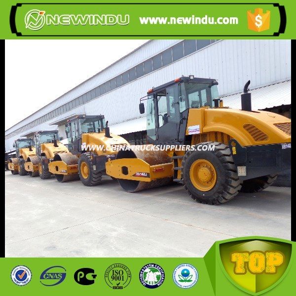 XCMG 14ton Single Drum Road Roller with Pad Foot Xs143j Images 1