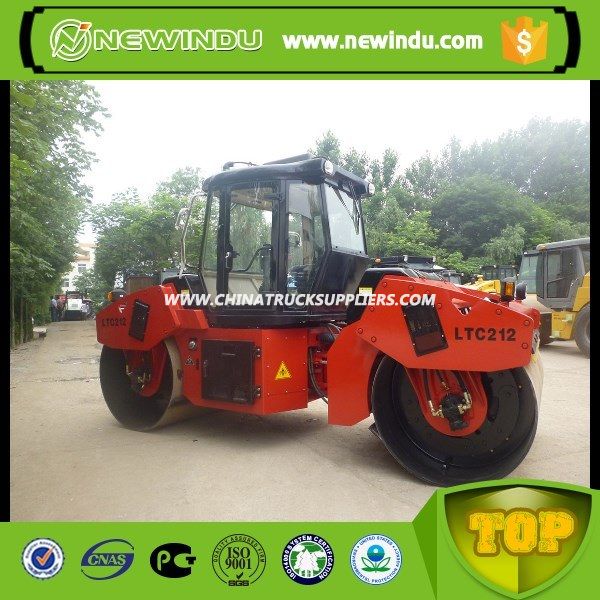 Lutong Ltc214 14 Ton Hydraulic Double Drum Road Roller Images 1