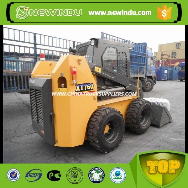 Chinese Xt760 Skid Steer Loader with Ice Breaker Attachment Images 1
