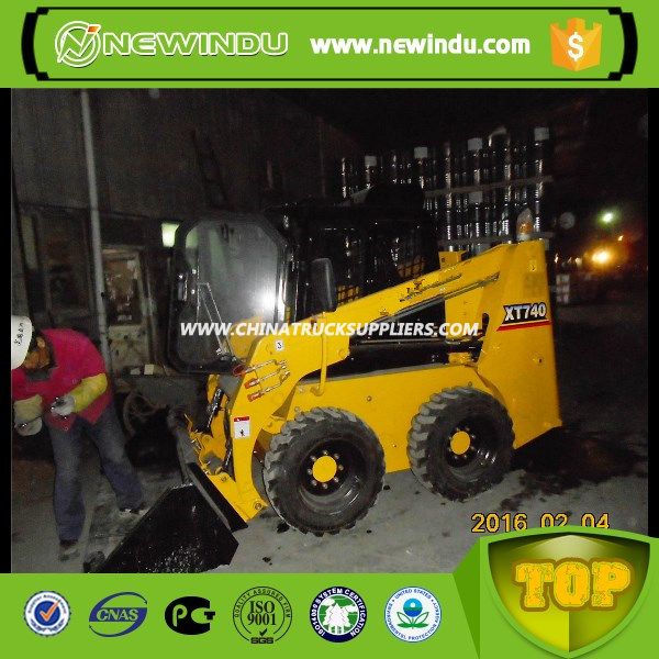 XCMG Brand Xt740 Mini Skid Steer Loader for Sale 