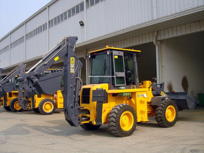 Mini Construction Machine Wz30-25 Backhoe Loader Images 1