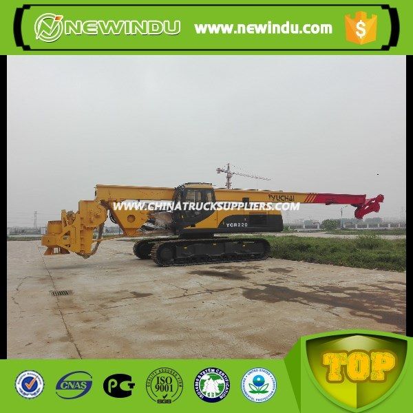 Chinese Yuchai 74 Ton Rotary Drilling Rig Ycr220 