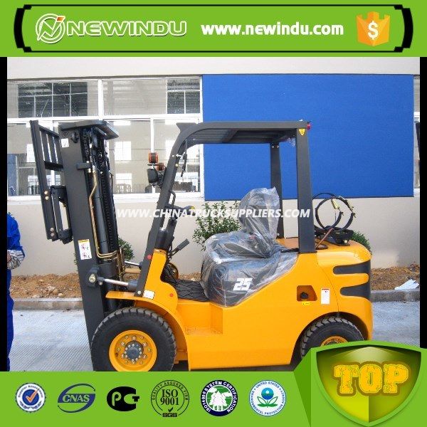 China Hot Sale Mini Desiel Forklift with Paper Roll Clamp Images 1