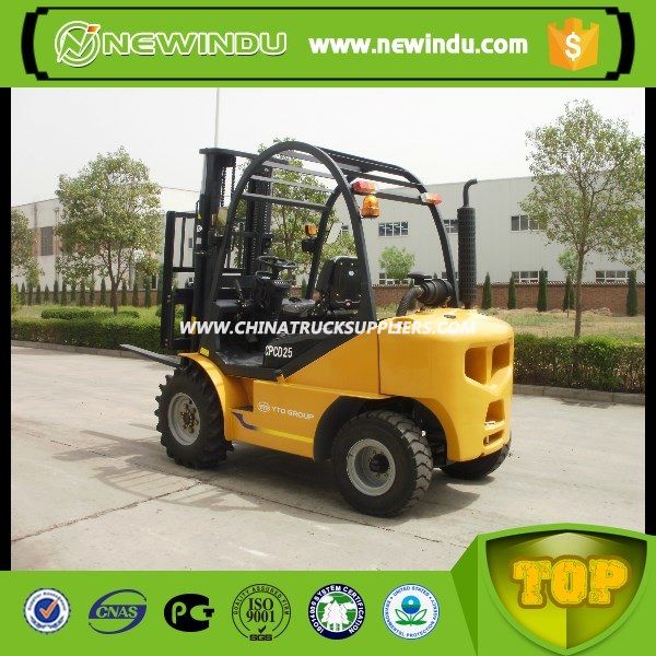 2.5ton Yto Cpcd25 Manual Hydraulic Forklift 