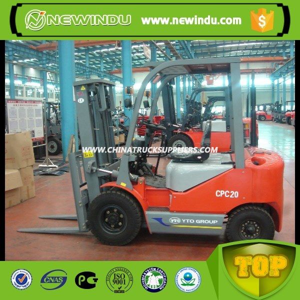 Yto 2ton Diesel Forklift Cpcd20 