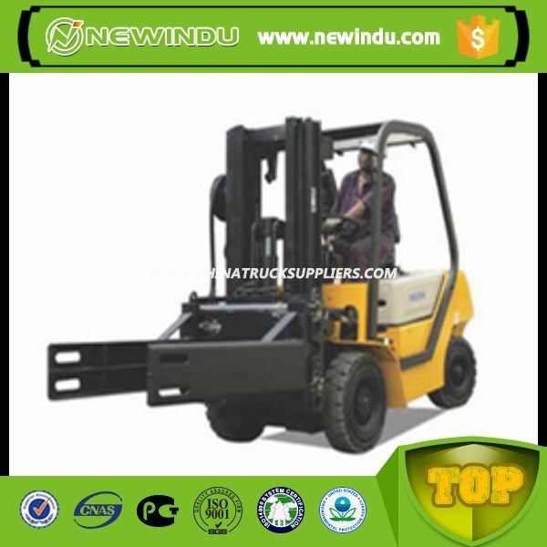 Heli 3ton Diesel Forklift with Bale Clamps 