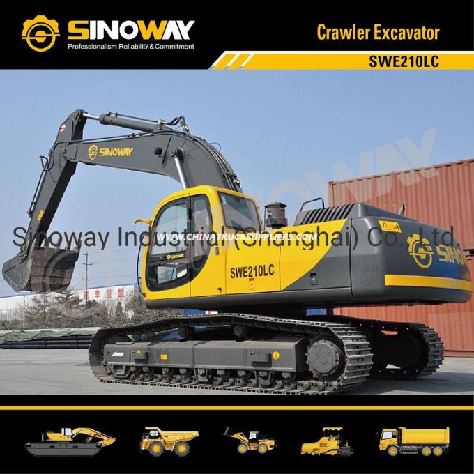 21 Ton Crawler Excavator with Cummins Engine for Earthmoving Images 1