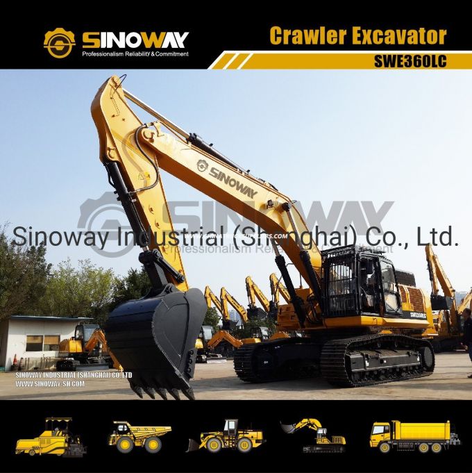 36 Ton Hydraulic Track Excavator with Cummins Engine Crawler Excavator 