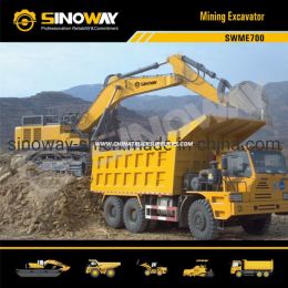 70ton Hydraulic Track Excavator/Crawler Excavator with 455HP Cummins Engine