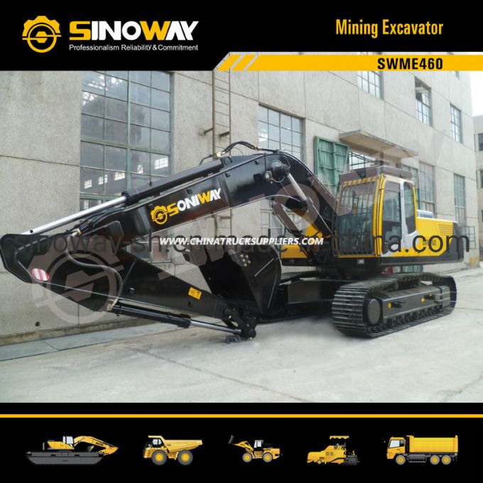 46 Ton Hydraulic Track Excavator with 3.2 M3 Bucket/Earthmoving Machinery 