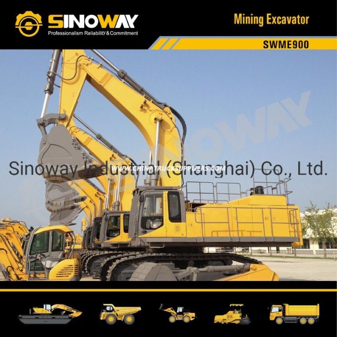 90ton Operating Weight Hydraulic Excavator with 3.5 M3 Bucket 