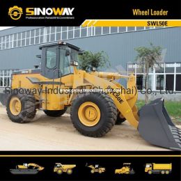 China Payloader, Wheel Loader with 215HP Cummins Engine for Earthmoving