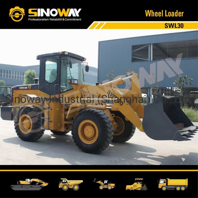 Wheel Loader/1.7m3 Front End Loader with Cummins Engine 