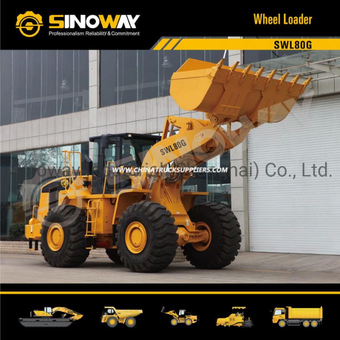 4.5m3 Bucket Front Wheel Loader, 30 Ton Operating Weight Payloader 