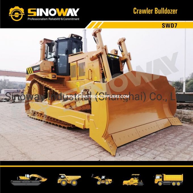 230HP Tracked-Type Tractor / 23.8 Ton Operating Weight Bulldozer 