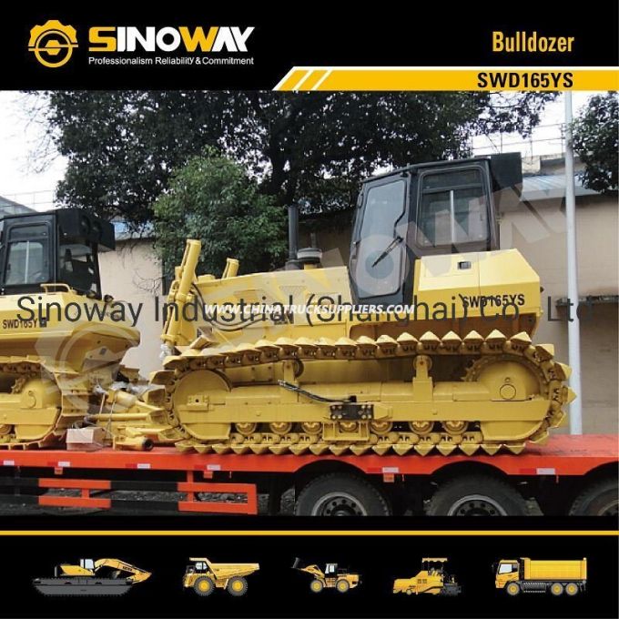 165HP Swamp Bulldozer/18.3ton Operating Weight Marsh Crawler Tractor 