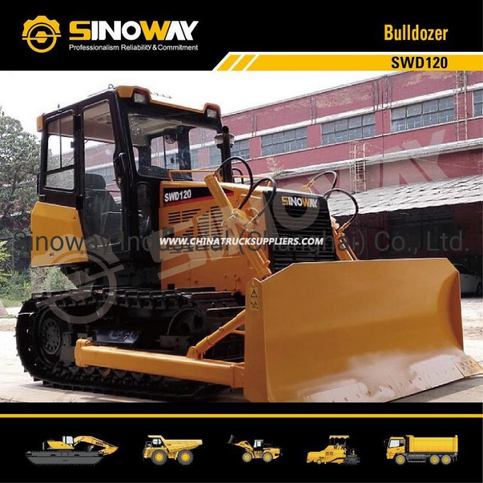 120HP Crawler Tractor, 10 Ton Operating Weight Bulldozer (SWD120) 