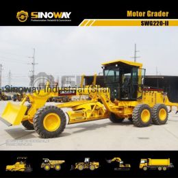 15.5 Ton/220HP Motor Grader with 4.3m Blade Width for Earthmoving
