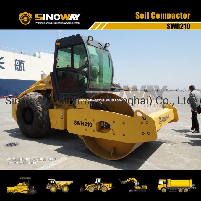 10 Ton Smooth Drum Vibratory Roller with Cummins Engine/Road Roller 