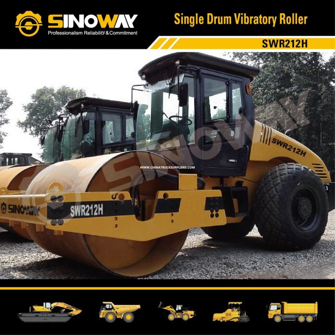 12 Ton Hydrostatic Soil Compactor/ Road Roller (SWR212H) 