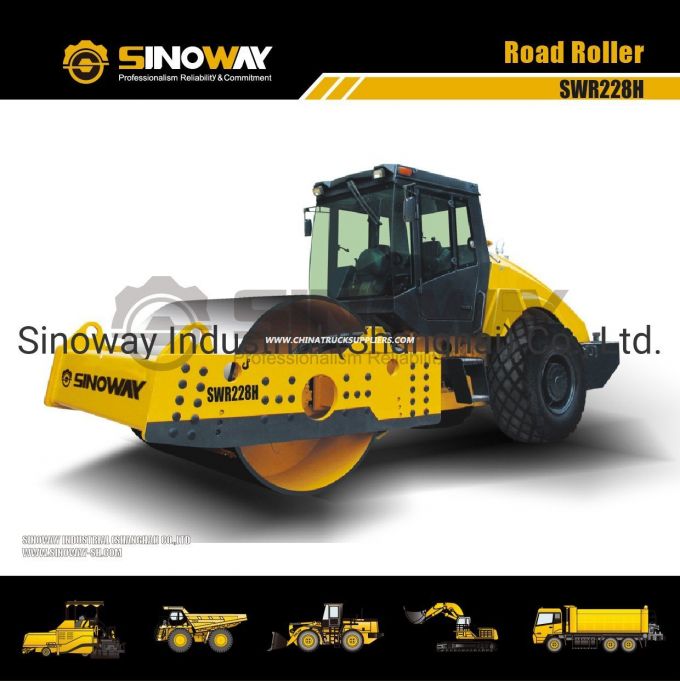 28 Ton Soil Compactor, Road Construction Machinery/ Vibratory Road Roller 