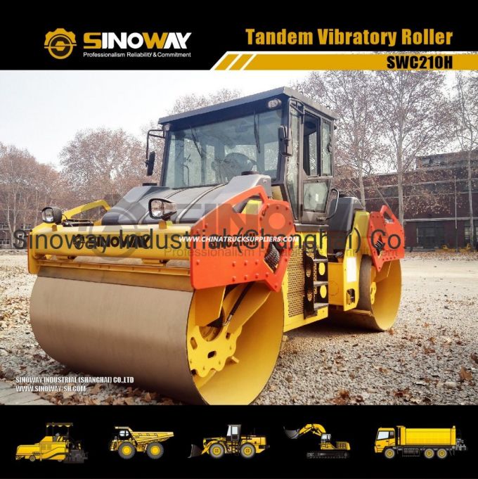 10 Ton Tandem Vibratory Roller/ Hydrostatic Transmission Road Roller 