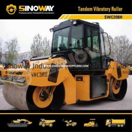 8 Ton Tandem Vibratory Road Roller with Cummins Engine (SWC208H)